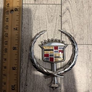Cadillac Silver and Gold Emblem
